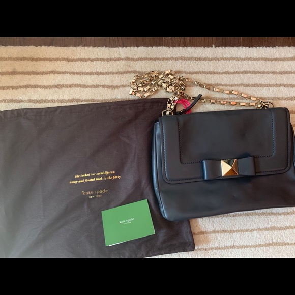 kate spade Handbags - Kate Spade Clutch bag with shoulder chain